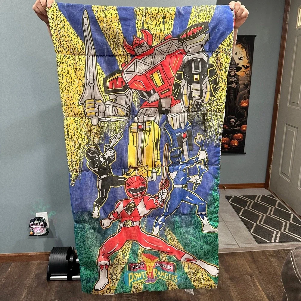 Vintage 1994 Mighty Morphin Power Rangers Sleeping Bag Saban